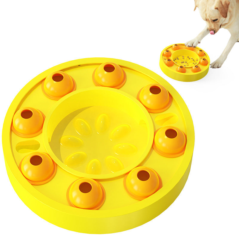 Luxury Dog IQ Puzzle Toy & Slow Feeder Treat Dispenser — BPA-Free, 3 Colors — Prime Trend Market