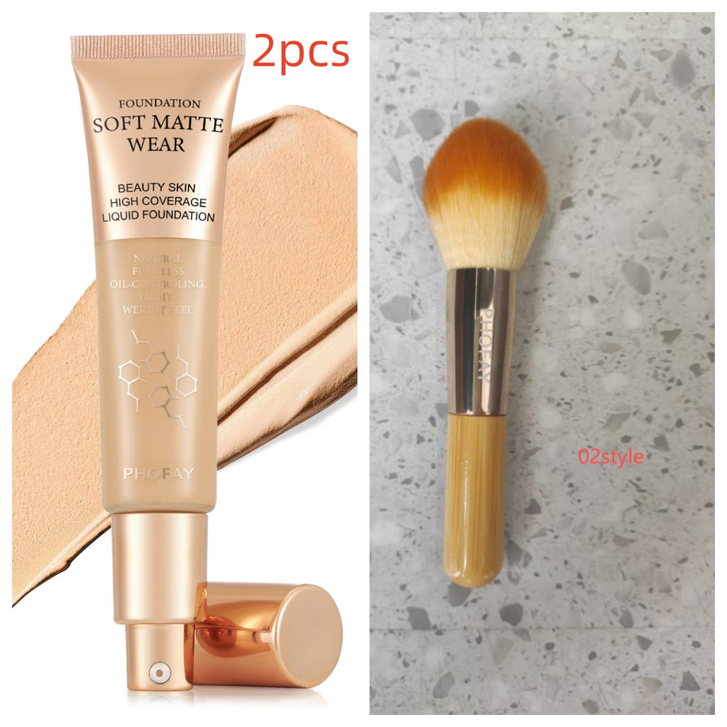 Full Coverage Foundation — Oil-Controlling, Lightweight & Flawless | 10 Shades — Prime Trend Market