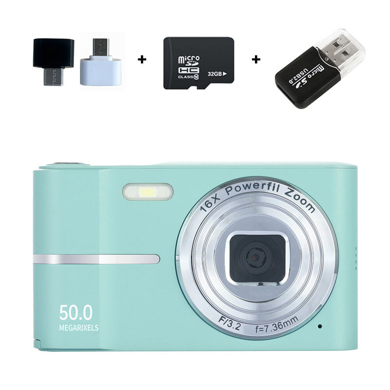 4K Mini Vlogging Camera for Students & Beginners — Pink, Green, Black & White — Prime Trend Market
