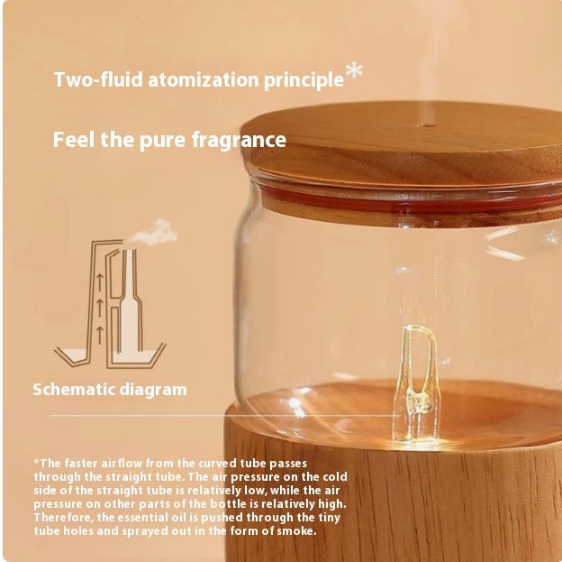 Luxury Waterless Anhydrous Essential Oil Aroma Diffuser — Rechargeable Cold Fragrance Diffuser, Negative Ion, Odor Eliminator — Prime Trend Market