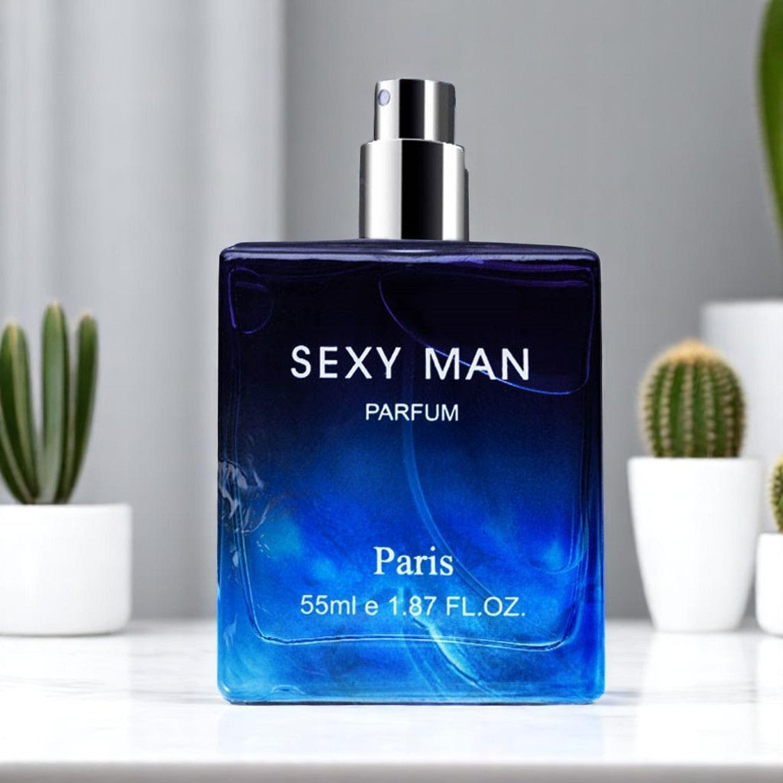 Men's Niche Long-Lasting Fragrance Perfume — Bold Black & Electric Blue for Him — Prime Trend Market