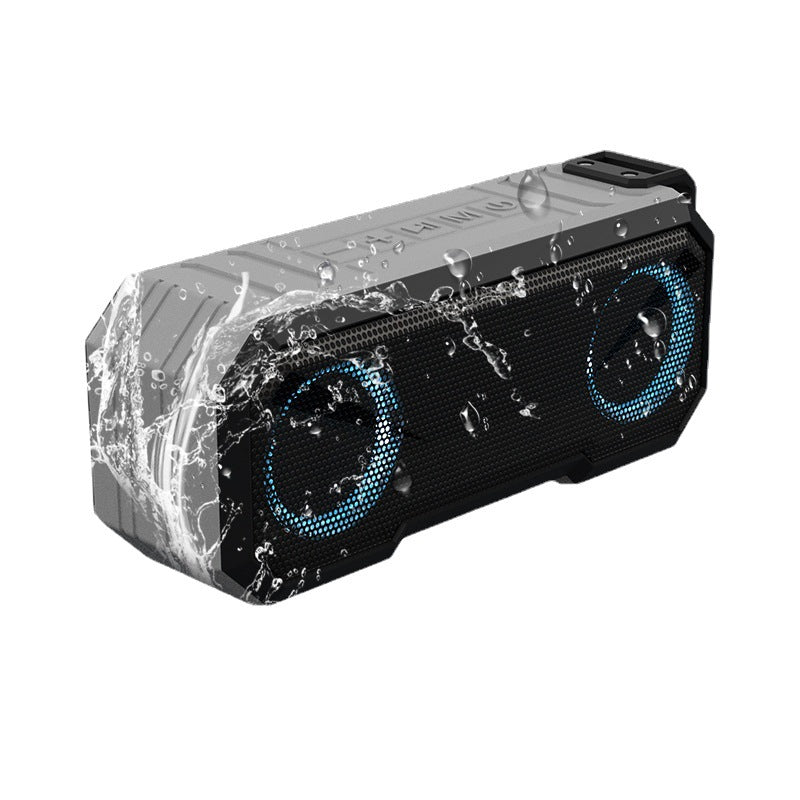 Waterproof Luminous Outdoor Bluetooth Speaker — 16W Dual, LED Light Show & 3000mAh Power Bank — Eliza & Tuan
