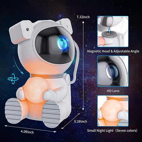 AstroGlow™ Galaxy Projector Night Light — Astronaut Starry Sky & Northern Lights Lamp — Prime Trend Market