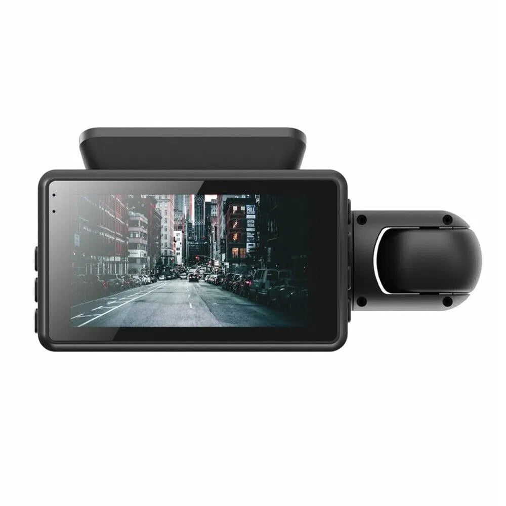 1080P Dual Lens Dash Cam | G-Sensor | Front & Interior Recording | Loop Recording — Prime Trend Market