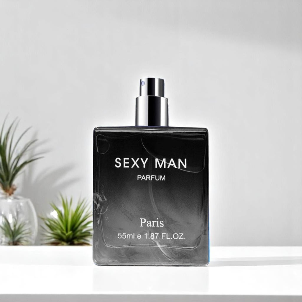 Men's Niche Long-Lasting Fragrance Perfume — Bold Black & Electric Blue for Him — Prime Trend Market