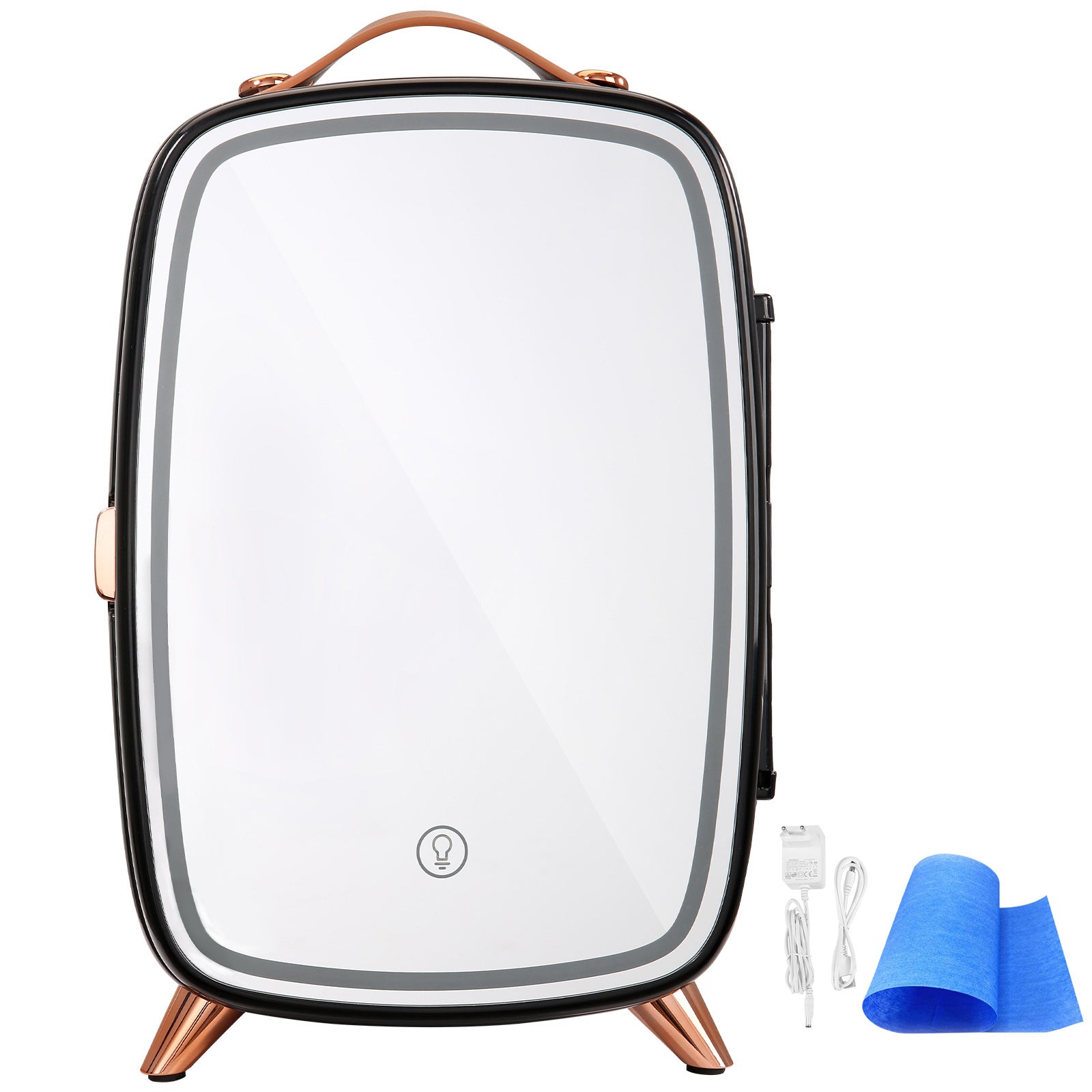 Vevor 6L Skincare Mini Fridge — LED Light, HD Mirror & AC/DC Cosmetic Refrigerator — Prime Trend Market
