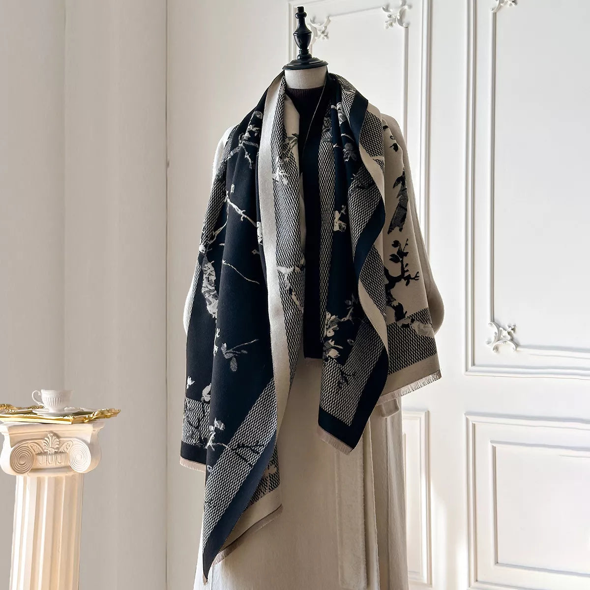 Bird & Branch Raw-Hem Winter Scarf
