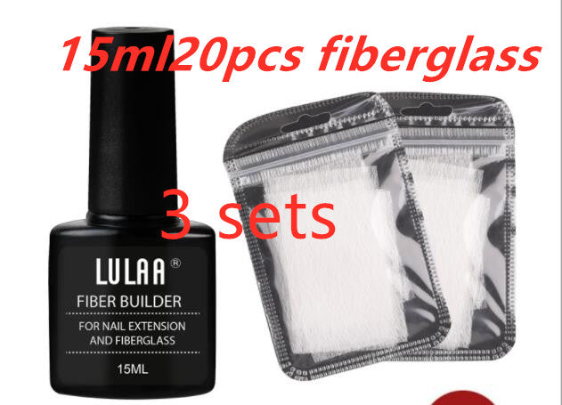 Nail Extension Fiber Gel Set — Paper-Free Fiberglass Builder Kit — Prime Trend Market