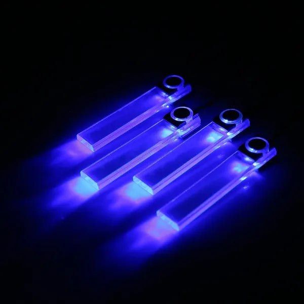 4Pcs Car Interior LED Atmosphere Light Set – Blue Ambient Glow — Prime Trend Market