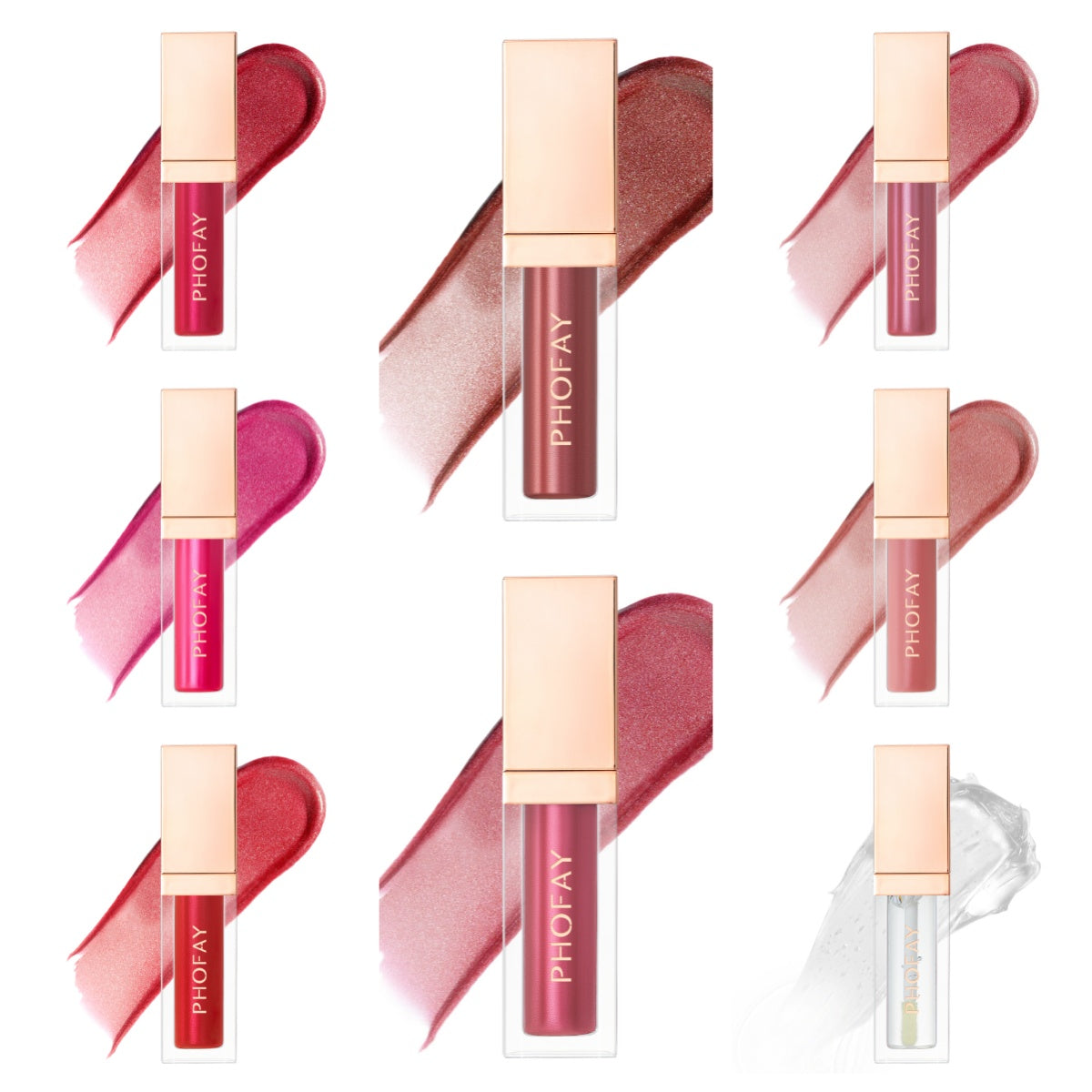 PHOFAY Ultra-Glossy Lip Gloss — High-Shine Mirror Finish for Fuller-Looking Lips — Prime Trend Market