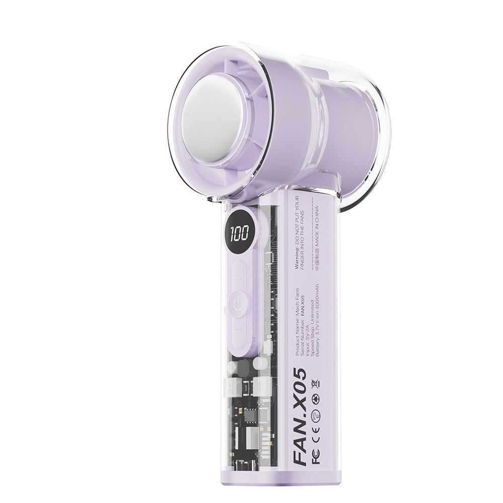 Semiconductor Ice Compress Cooling Fan — Portable Handheld Digital Display USB Fan — Prime Trend Market