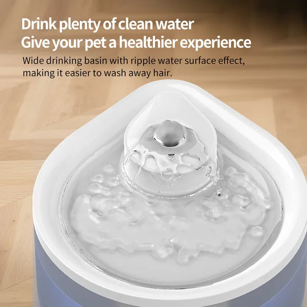 Luxury Quiet Circulating Pet Water Fountain — USB Smart, 2500ML, Night Light & Visible Scale — Prime Trend Market