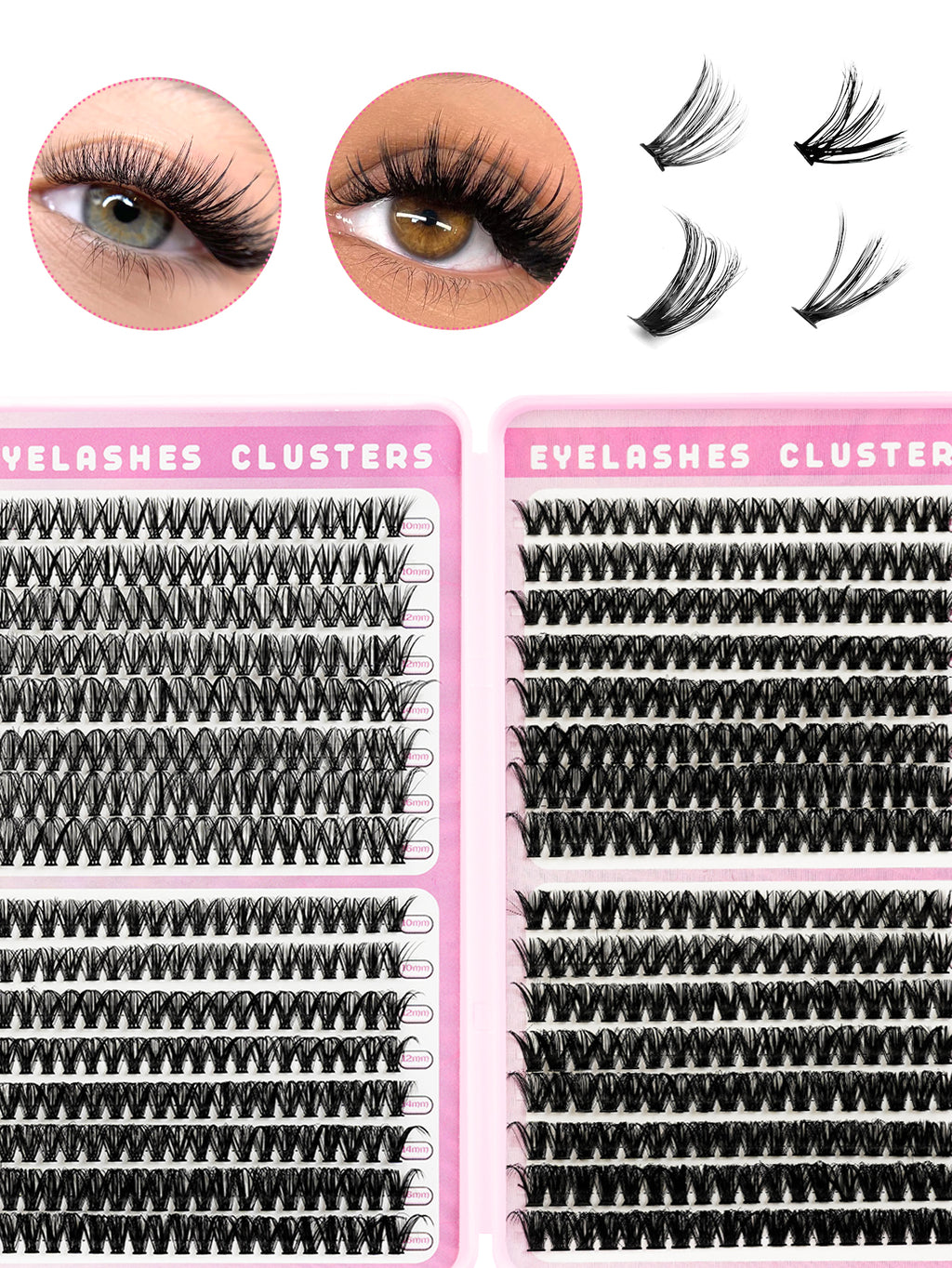 3D False Eyelashes — Multi-layered Realistic Natural Look | Soft Comfortable Nude Makeup — Prime Trend Market