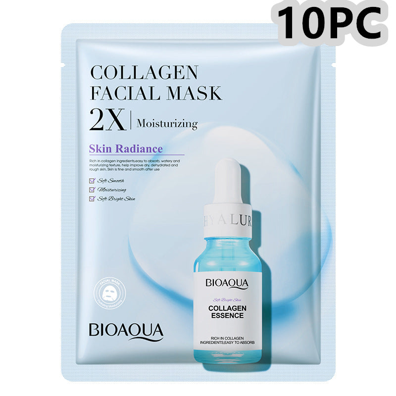 Luxury Korean Face Sheet Mask Bundle — Collagen, Centella, Hyaluronic Acid & Vitamin C Skin Glow Set — Prime Trend Market