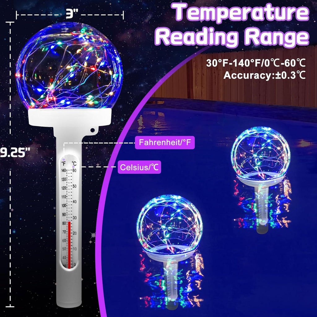 Luxury LED Pool & Bathtub Thermometer – Cordless Digital Water Temperature Gauge — Prime Trend Market