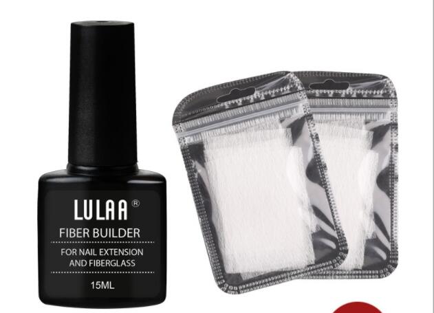 Nail Extension Fiber Gel Set — Paper-Free Fiberglass Builder Kit — Prime Trend Market