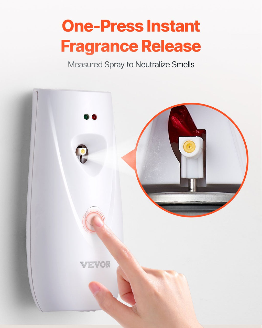Automatic Air Freshener Spray Dispenser 2-Pack — Wall Mounted or Free Standing | Battery Operated | Home, Bathroom, Office & Hotel — Prime Trend Market