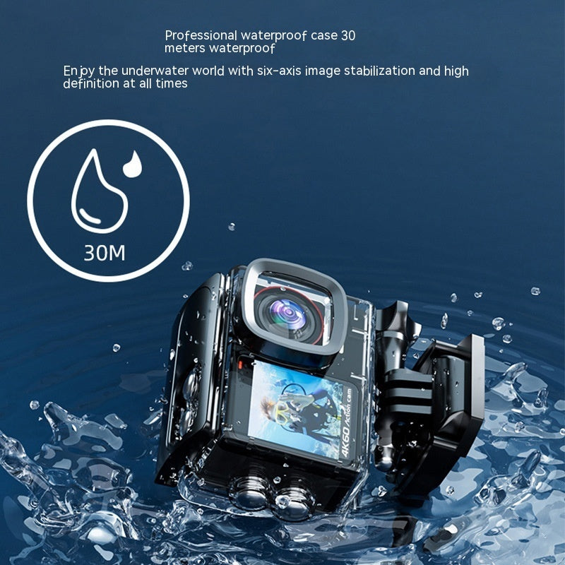 Waterproof 4K Action Camera — 30M Waterproof, Anti-Shake & Wide Angle for Adventure Creators — Prime Trend Market