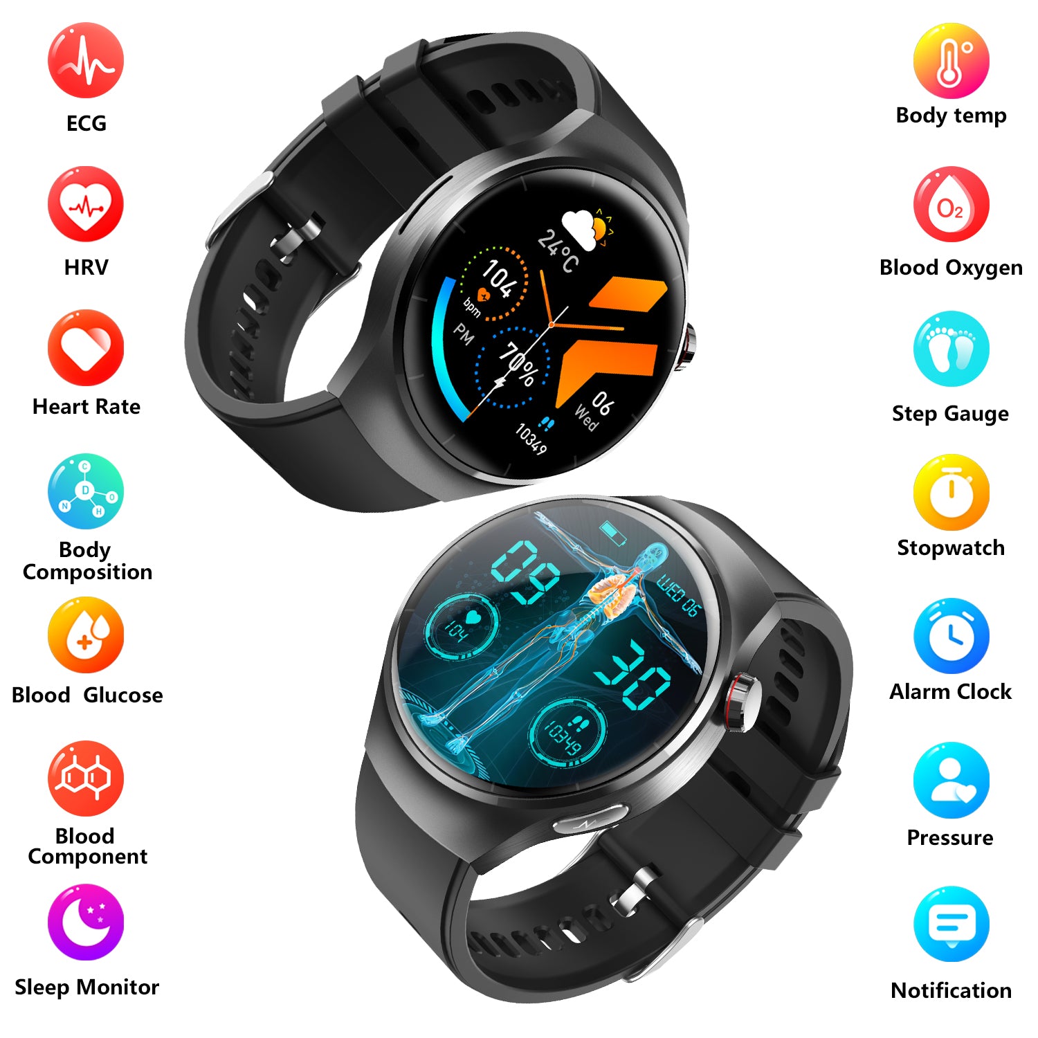 Smart Watch for Men & Women — Bluetooth Call, IP67 Waterproof, Heart Rate, SpO2 & 150+ Sports Modes — Prime Trend Market