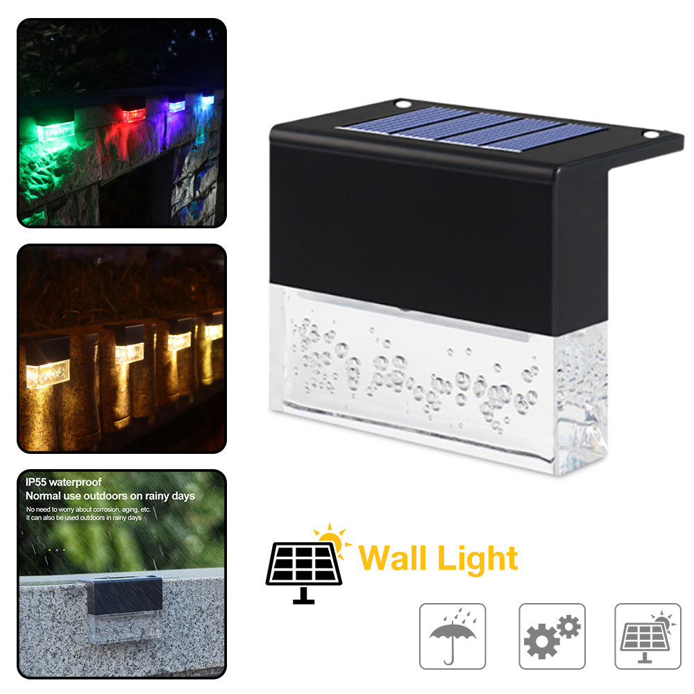 Solar RGB LED Step & Fence Light | Waterproof | Color Changing | Outdoor Deck Stair Light — Prime Trend Market