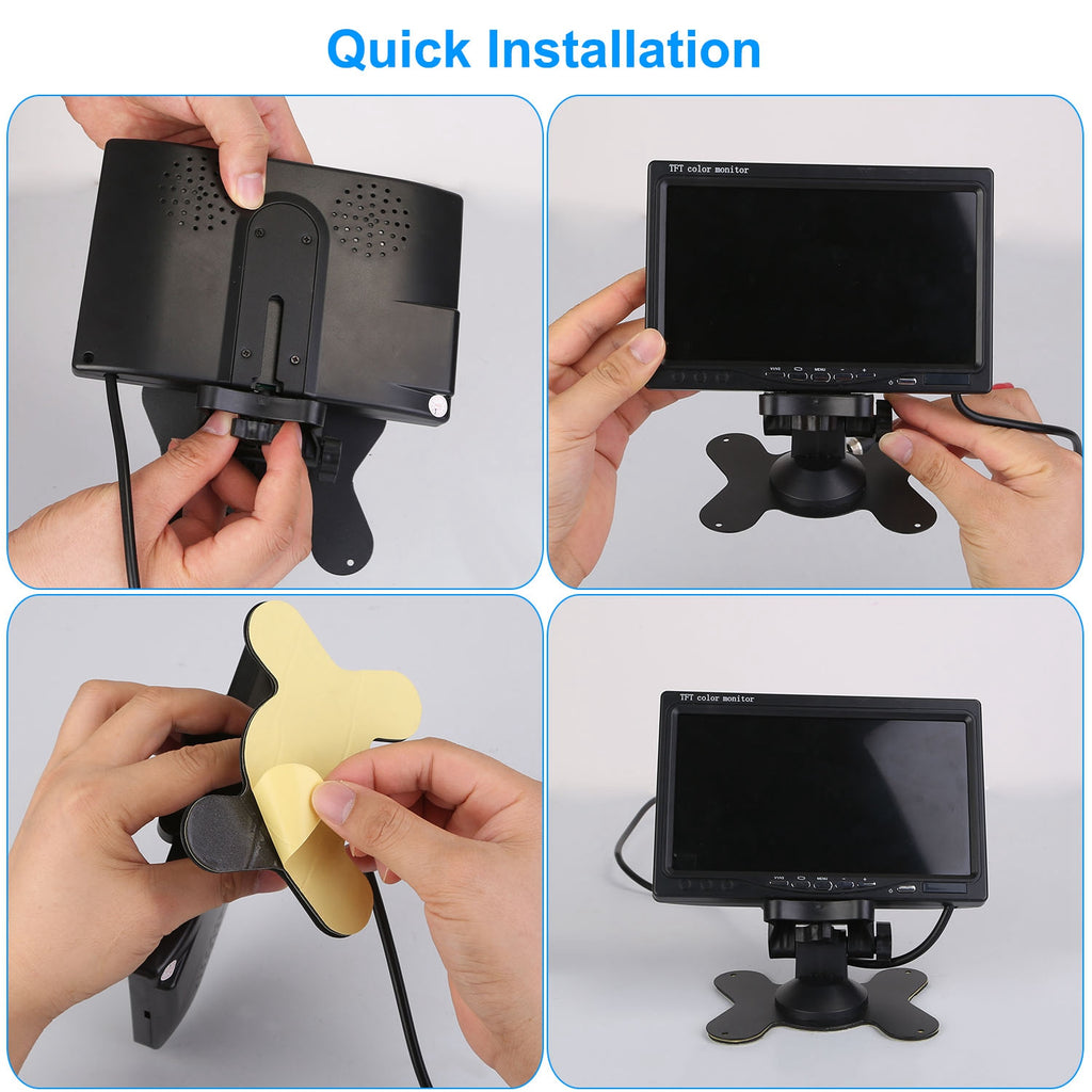 7" Backup Camera System | IP67 Waterproof | Night Vision | 110° Wide Angle | Trucks Vans SUVs — Prime Trend Market