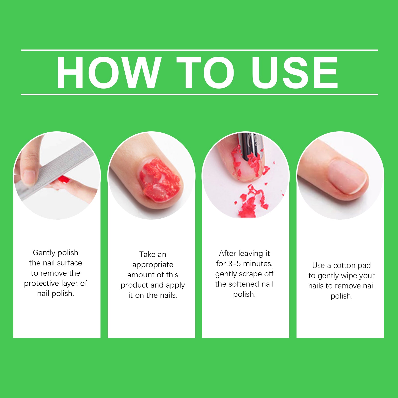 Gentle Nail Polish Remover Solution – Fast-Acting, Moisturizing Formula (8ml) — Prime Trend Market