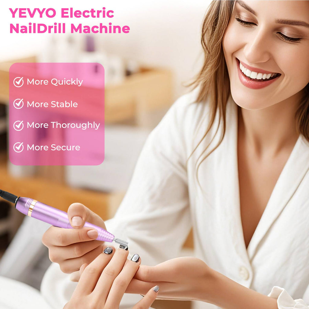 Professional Electric Nail Drill Kit – Portable Rose Gold Manicure Set — Prime Trend Market