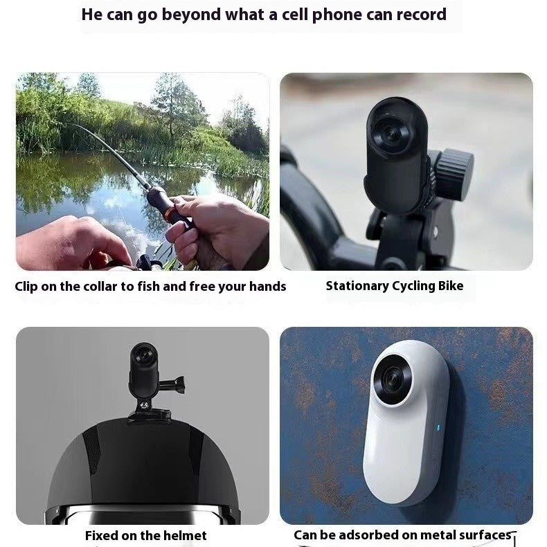 RideShot™ HD Sports Action Camera — Outdoor Riding Cam in Black & White with Optional Memory Card — Prime Trend Market
