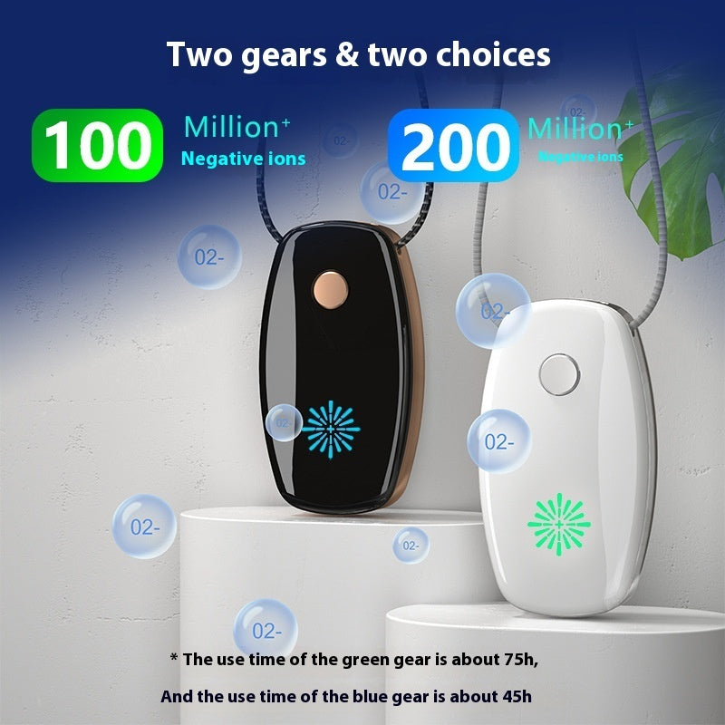 AirWear™ Wearable Negative Ion Neck Air Purifier — Portable Personal Air Purifier for Clean Air Anywhere — Prime Trend Market