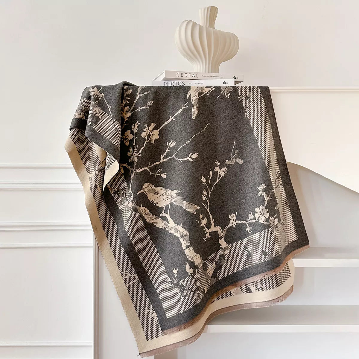 Bird & Branch Raw-Hem Winter Scarf