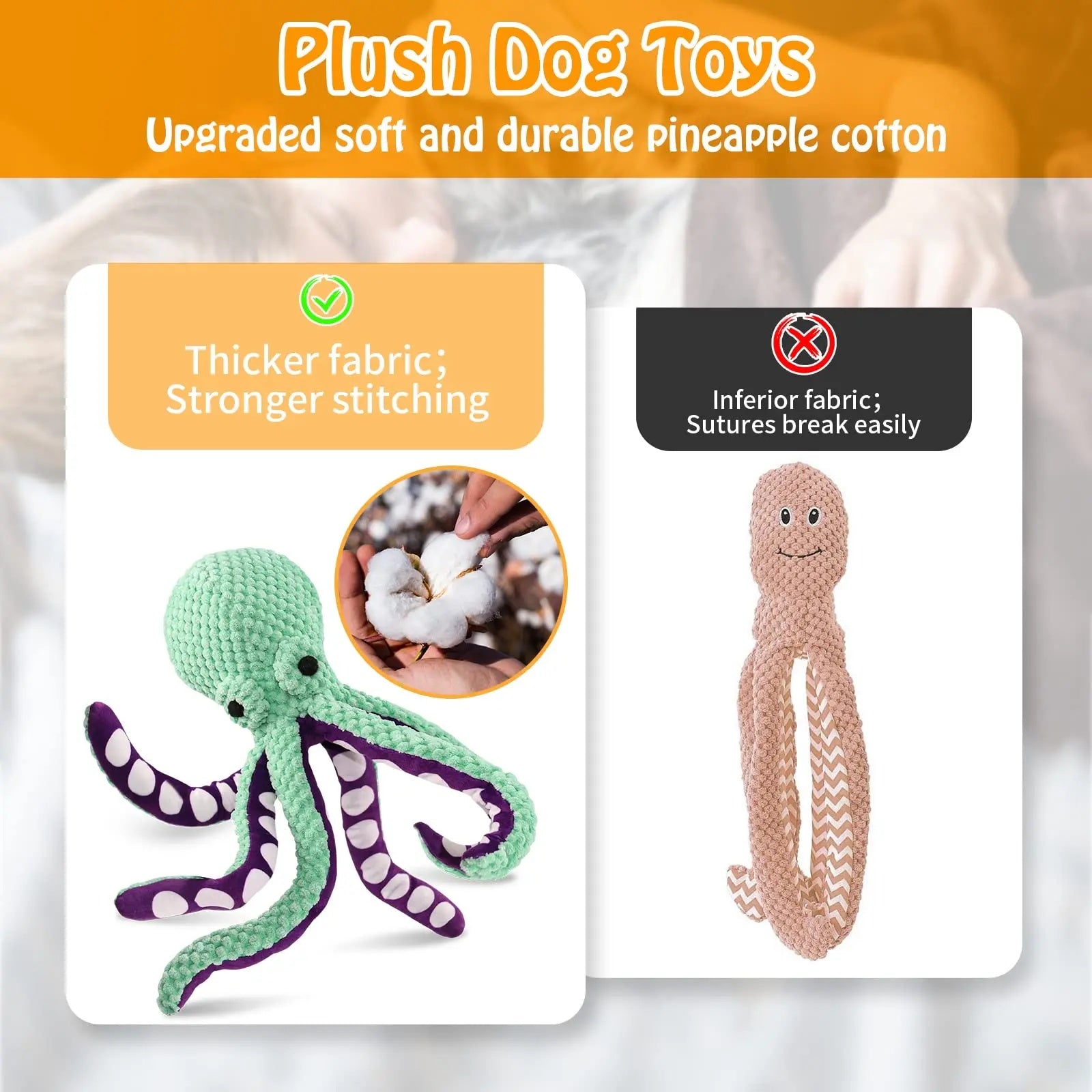 PawSqueak Octopus Shell Squeaky Chew Toy – Bite Resistant Teeth Cleaning Puzzle Toy for Cats & Dogs — Prime Trend Market