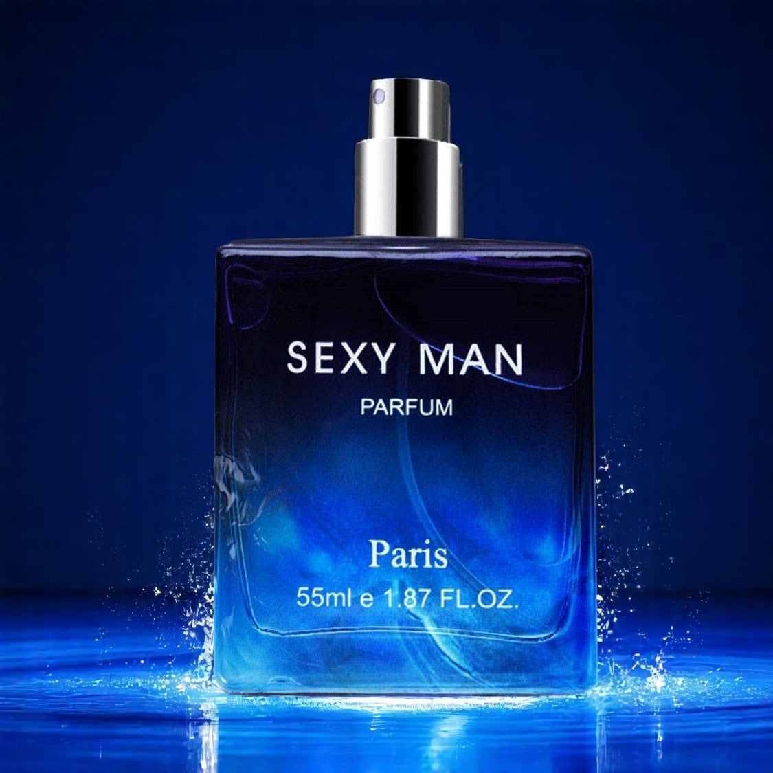 Men's Niche Long-Lasting Fragrance Perfume — Bold Black & Electric Blue for Him — Prime Trend Market