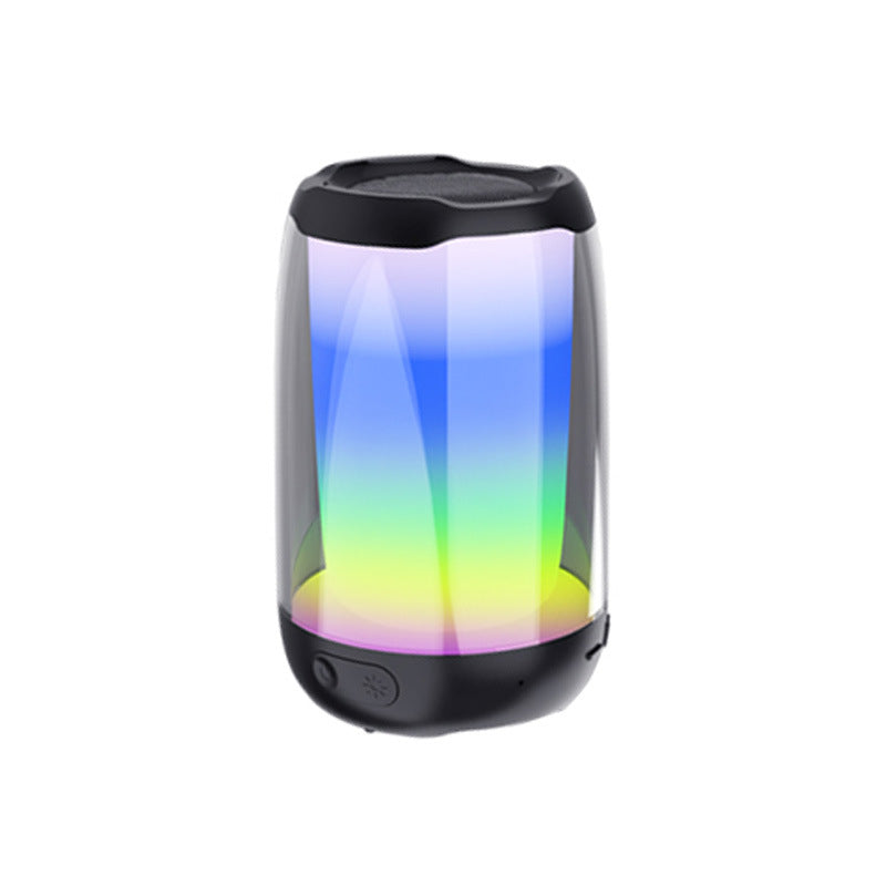 AuroraGlow™ RGB Bluetooth Speaker — 360° Color-Changing LED & Wireless Surround Sound — Eliza & Tuan