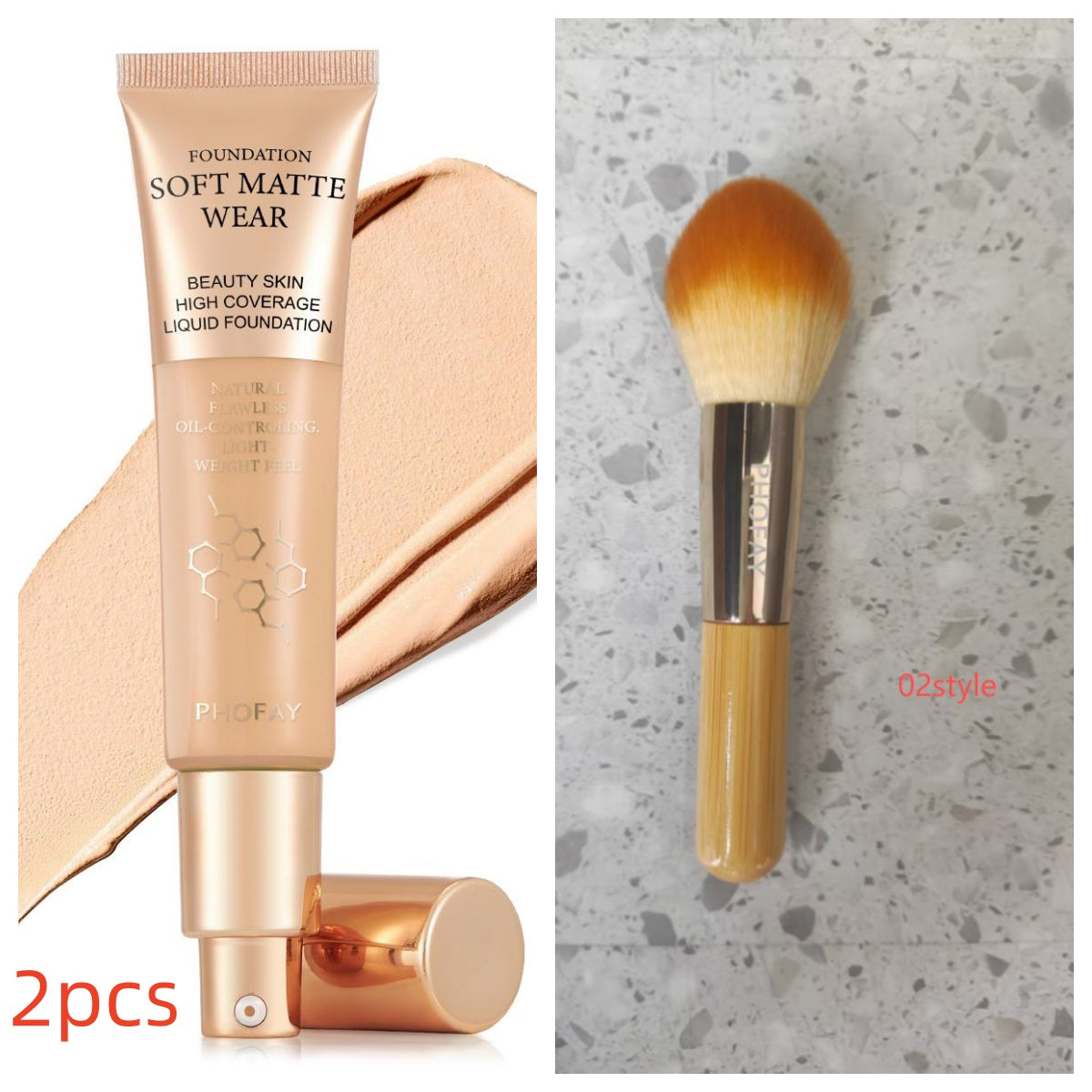 Full Coverage Foundation — Oil-Controlling, Lightweight & Flawless | 10 Shades — Prime Trend Market