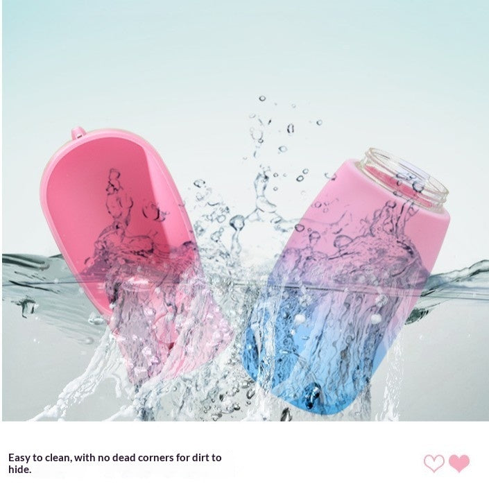 Luxury Gradient Color Portable Foldable Pet Water Bottle – 300ml & 550ml — Prime Trend Market