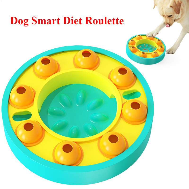 Luxury Dog IQ Puzzle Toy & Slow Feeder Treat Dispenser — BPA-Free, 3 Colors — Prime Trend Market