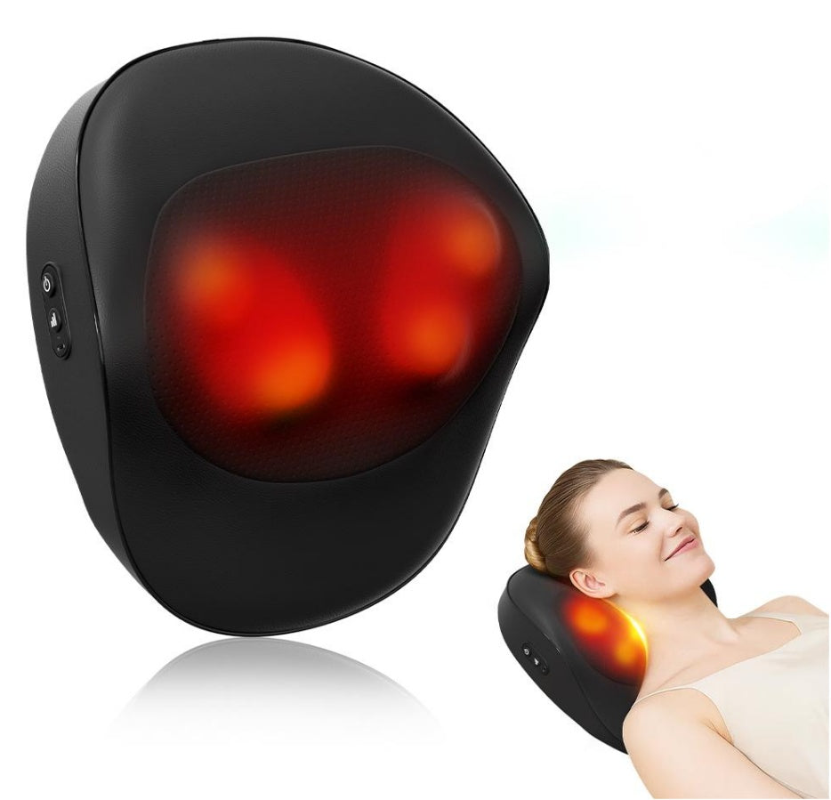 Luxury Smart Massage Cushion with Heat — 3 Speed Neck, Back & Shoulder Massager for Home, Office & Car — Eliza & Tuan