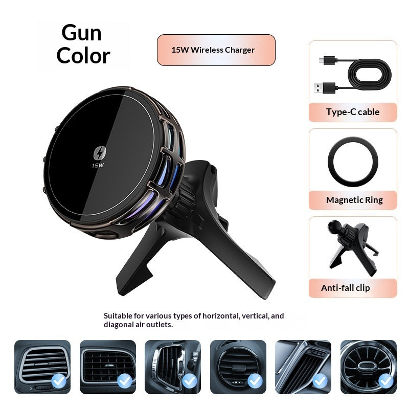 15W Magnetic Wireless Car Mount — Mirror Finish — Prime Trend Market