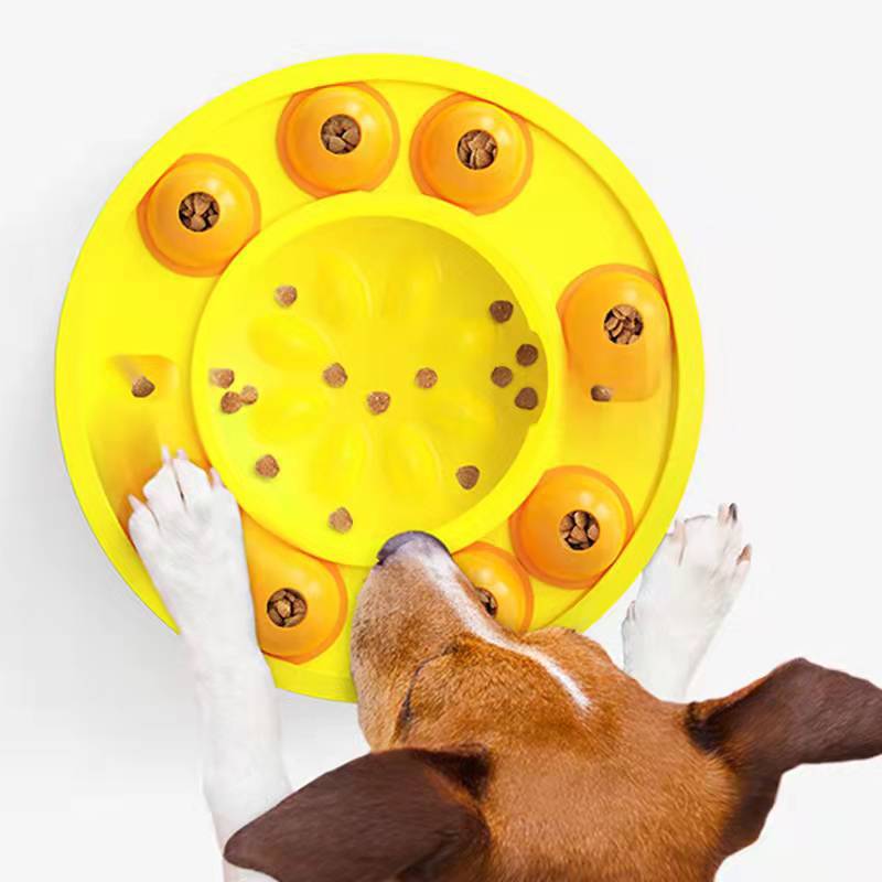 Luxury Dog IQ Puzzle Toy & Slow Feeder Treat Dispenser — BPA-Free, 3 Colors — Prime Trend Market