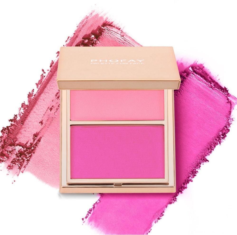 Double-Take Cream & Powder Blush Duo — Smooth, Weightless & Buildable | 6 Shades + Sets — Prime Trend Market
