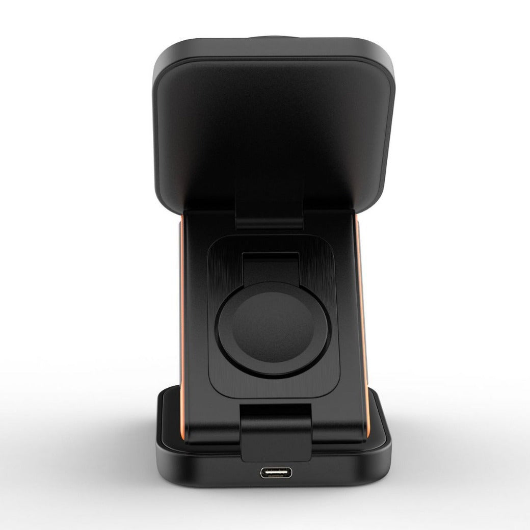 Folding 3-in-1 Wireless Charger Bracket — PD18W Fast Charging — Prime Trend Market