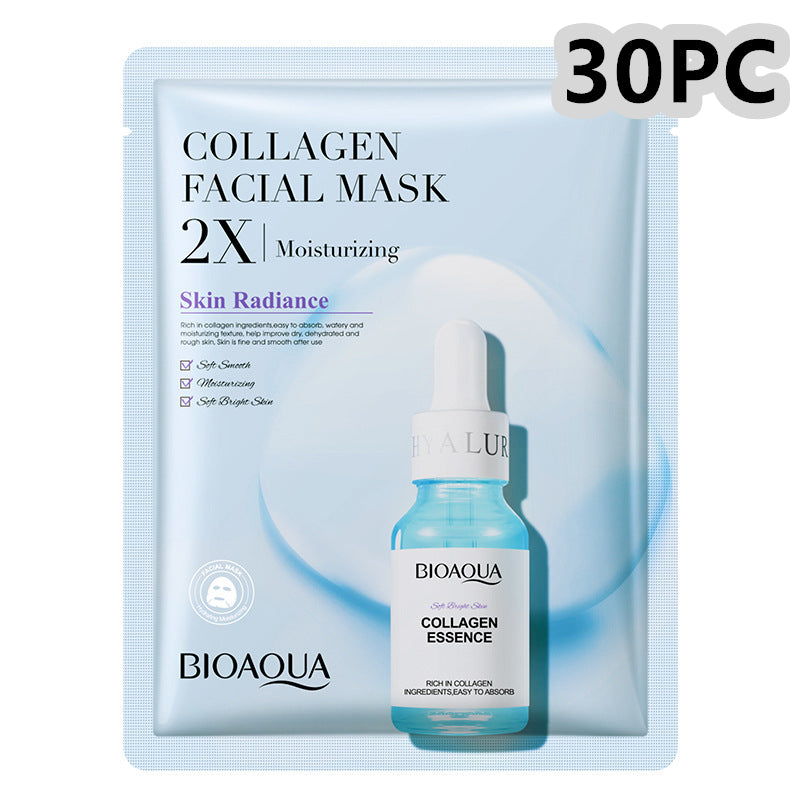 Luxury Korean Face Sheet Mask Bundle — Collagen, Centella, Hyaluronic Acid & Vitamin C Skin Glow Set — Prime Trend Market