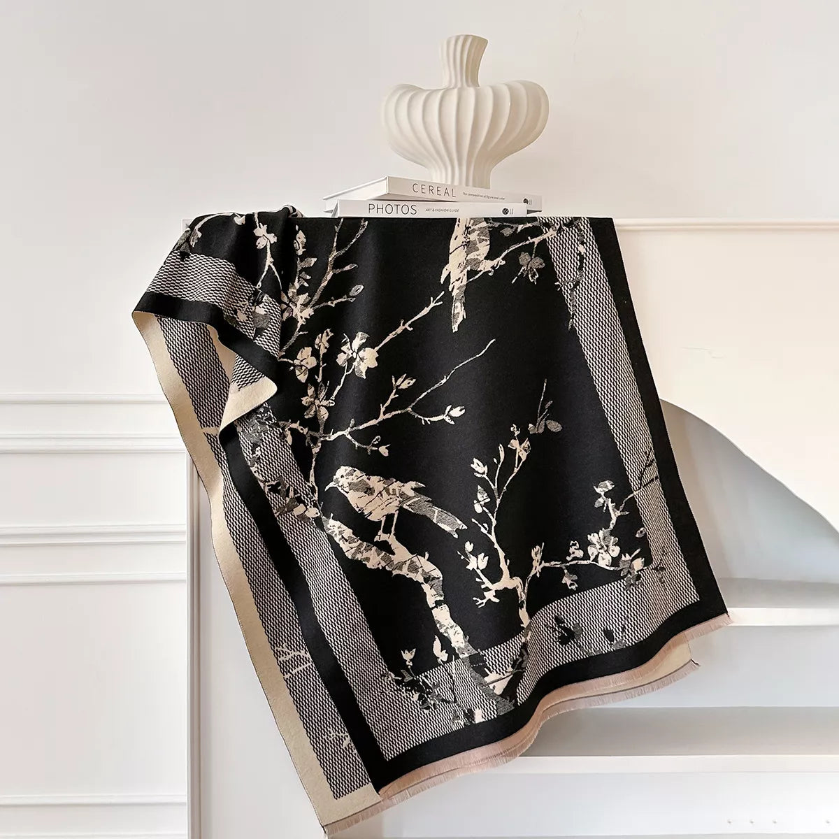 Bird & Branch Raw-Hem Winter Scarf