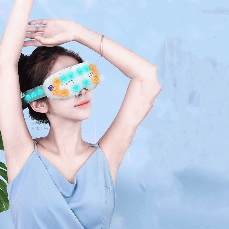 Luxury Smart Eye Massager — Hot Compress, Vibration Therapy & Fatigue Relief, USB Rechargeable — Prime Trend Market