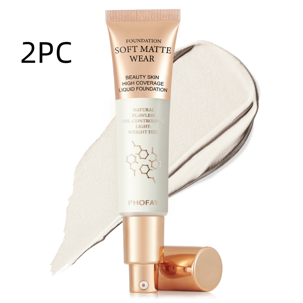 Full Coverage Foundation — Oil-Controlling, Lightweight & Flawless | 10 Shades — Prime Trend Market