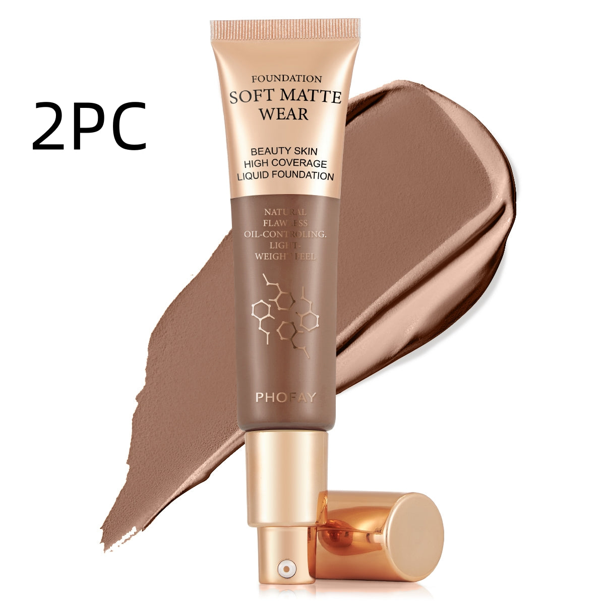 Full Coverage Foundation — Oil-Controlling, Lightweight & Flawless | 10 Shades — Prime Trend Market