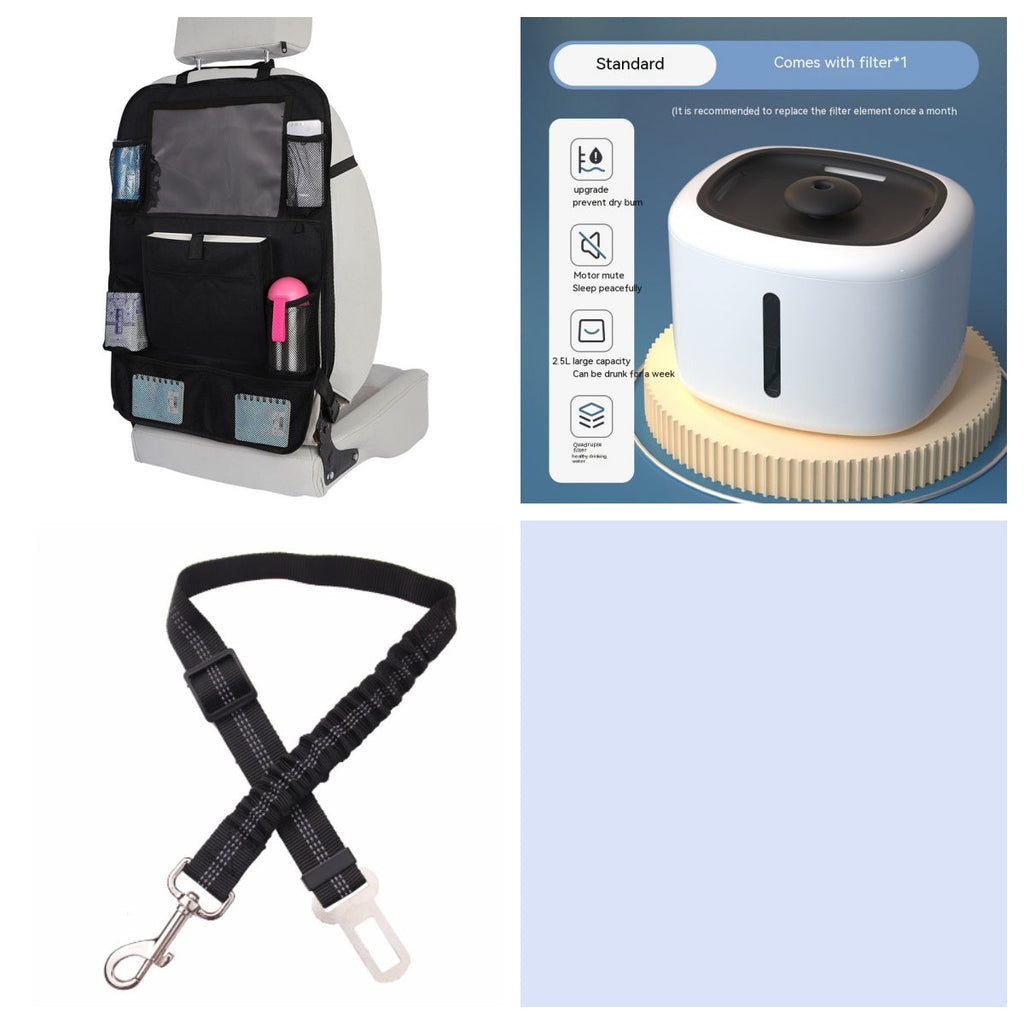 Luxury Smart Pet Water Fountain — Auto-Circulation, LED Light, 7 Colors & 4 Styles — Prime Trend Market