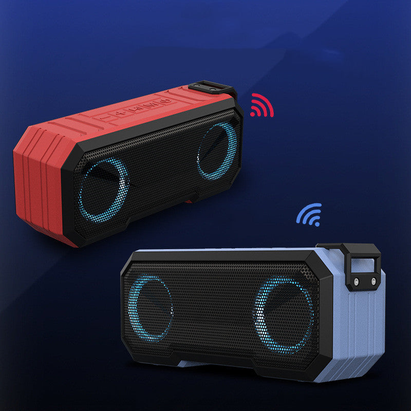 Waterproof Luminous Outdoor Bluetooth Speaker — 16W Dual, LED Light Show & 3000mAh Power Bank — Eliza & Tuan