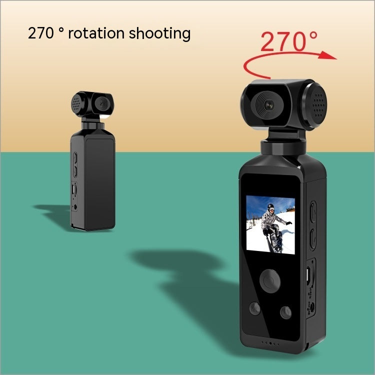 270° Rotating 4K Pocket Vlogging Camera — Sports & Travel Creator — Prime Trend Market