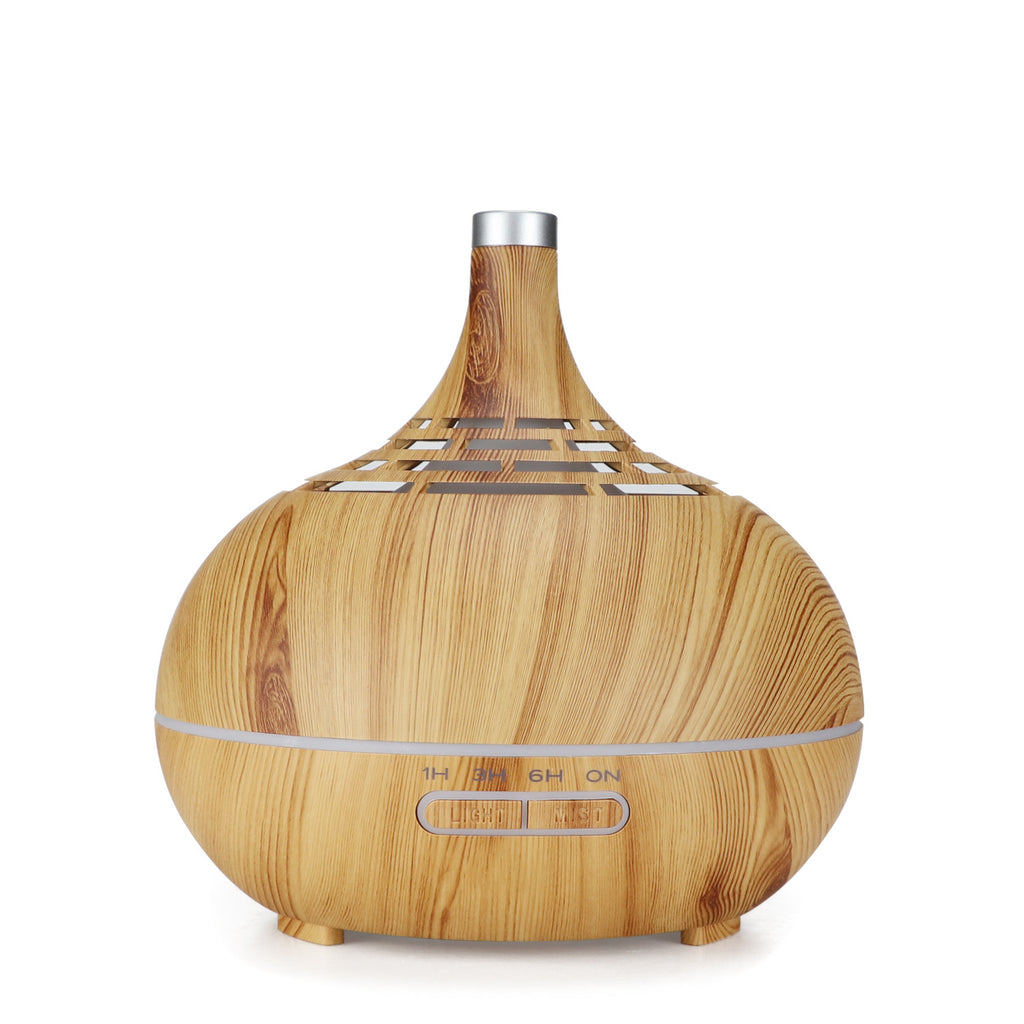 Luxury Wood Grain Ultrasonic Aroma Diffuser — Japandi Home Scent Decor — Prime Trend Market